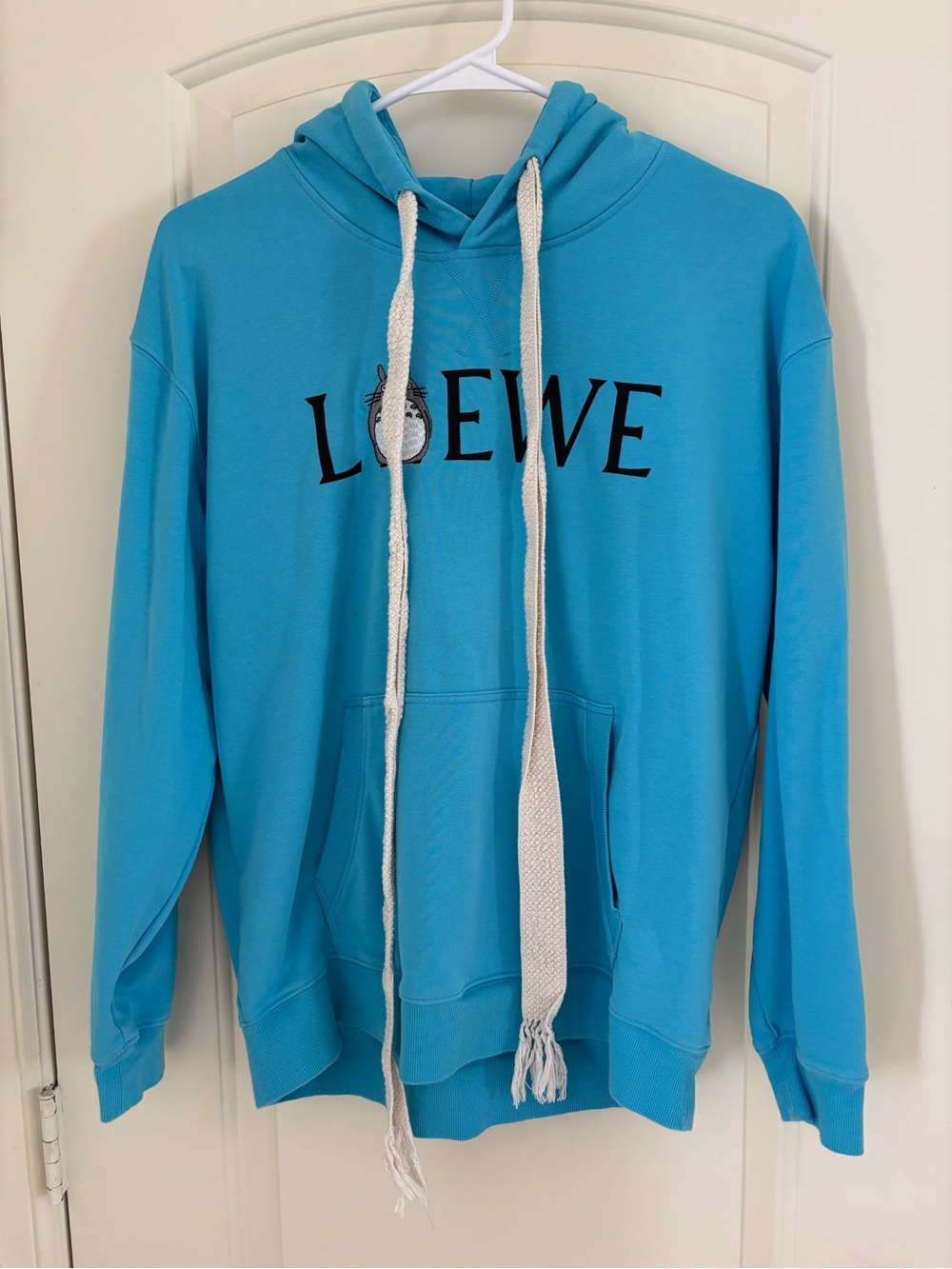 Loewe x Studio Ghibli My Neighbor Totoro Blue Hoodie Sweatshirt Size M